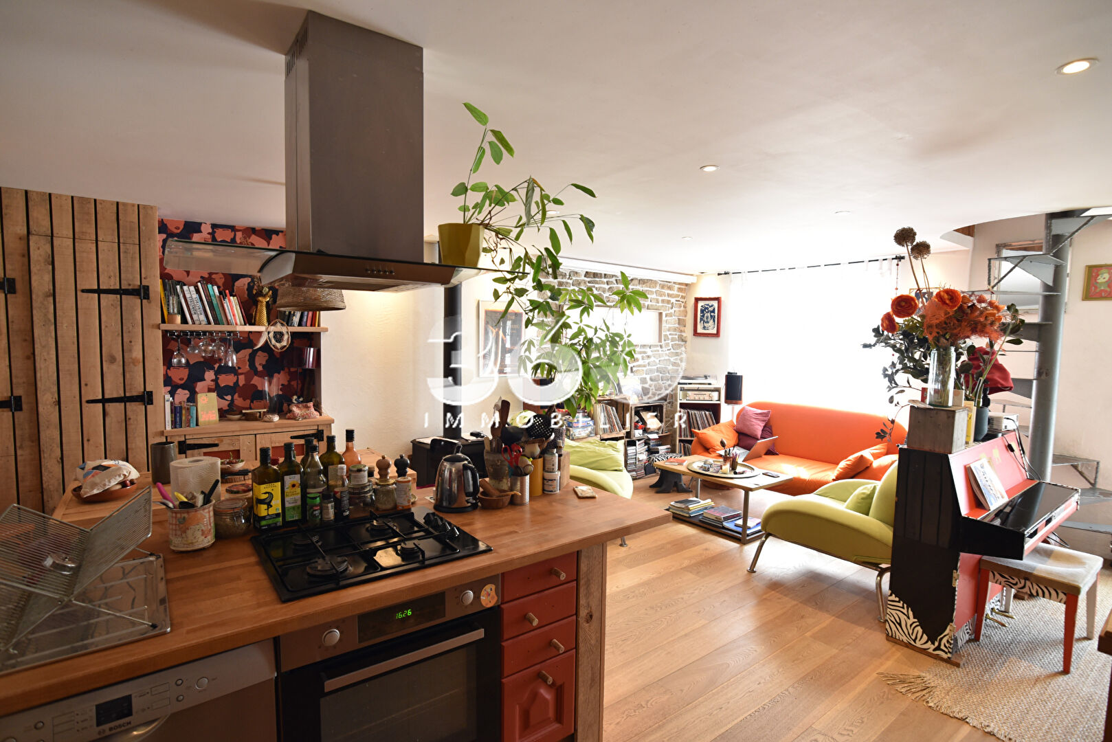 photo Maison de ville  mitoyenne 4 pièce(s) 79 m2 