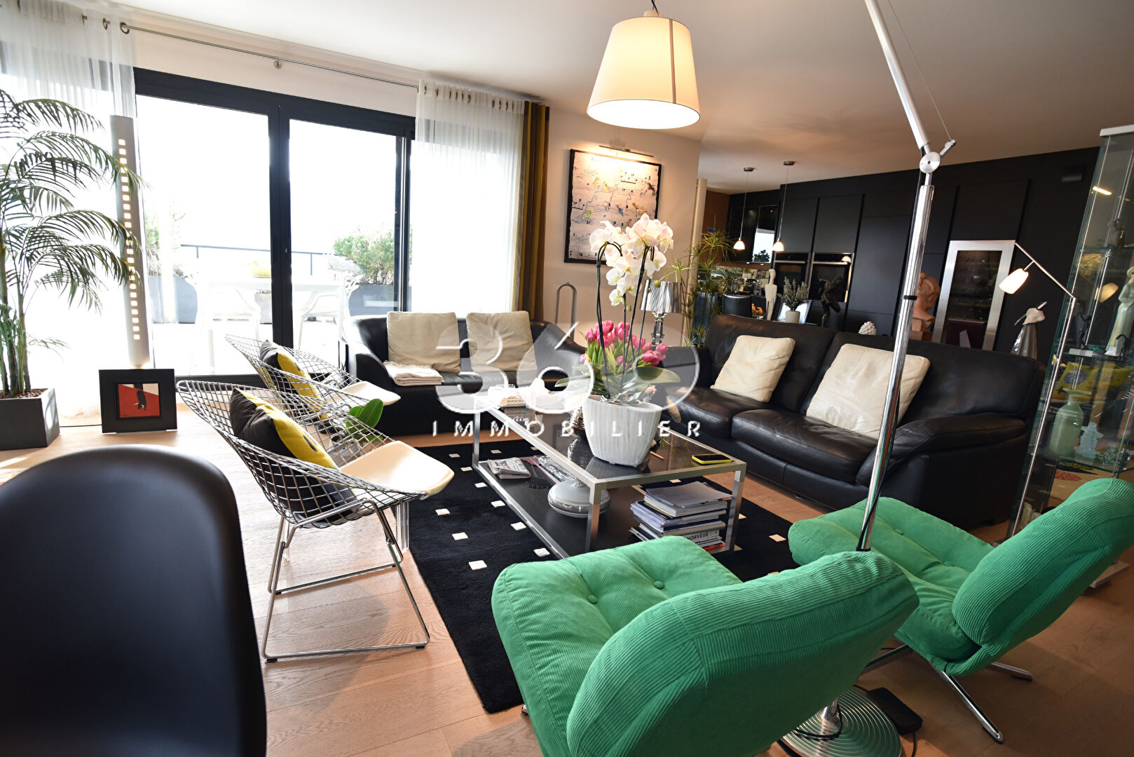 photo T4 en attique -123 m² - Terrasse panoramique 115 m² - Vue lac - Brison-Saint-Innocent 